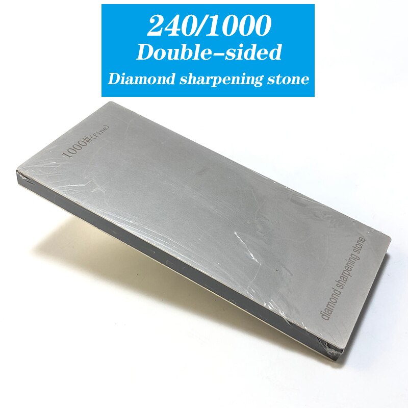 double-sided diamond grindstone sharp tooldiamond sharpening stone Innovative sharpening tool stone grinder: Grey