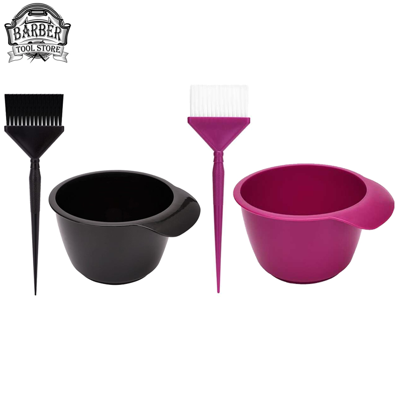 Juego de cuencos de cepillo de Color para tinte de cabello , mezclador de tinte, tinte para el cabello, tazones para mezclar, herramientas de estilismo de peluquería