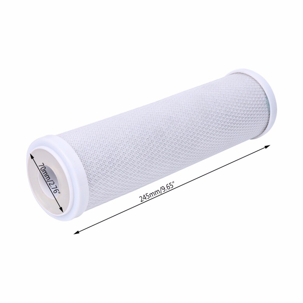 Activated Carbon Block Water Filter Cartridge RO CTO Water Cleaning Replacement