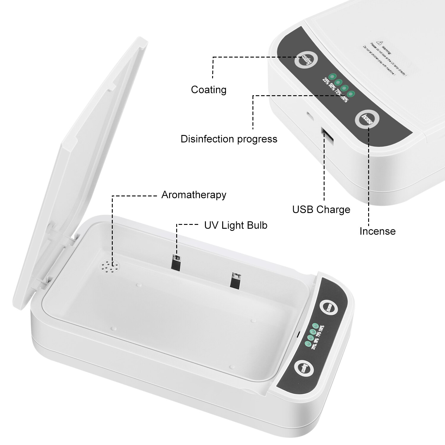Multifunctionele Mobiele Telefoon Box Ondersteuning Eliminator Ultraviolet Case Voor Acessories Tandenborstel ND998
