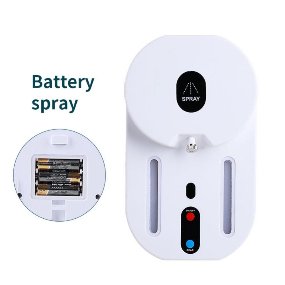 600ML Automatic Sensor Soap Dispenser USB Charging Intelligent Induction Hand Sanitizer Spray Liquid Foam Kitchen Bathroom Tools: 05 Battery type