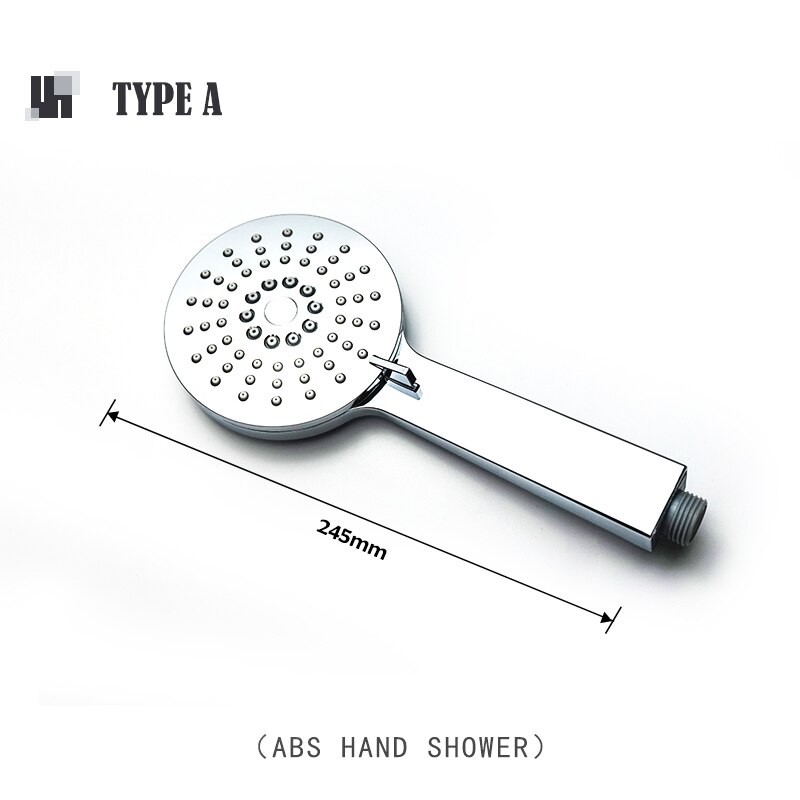 Shower Riser Rail Sliding Bar with Soap Dish Bathroom High Pressure Handheld Rain Shower Sprayer Head Chrome Adjustable Holder: light green