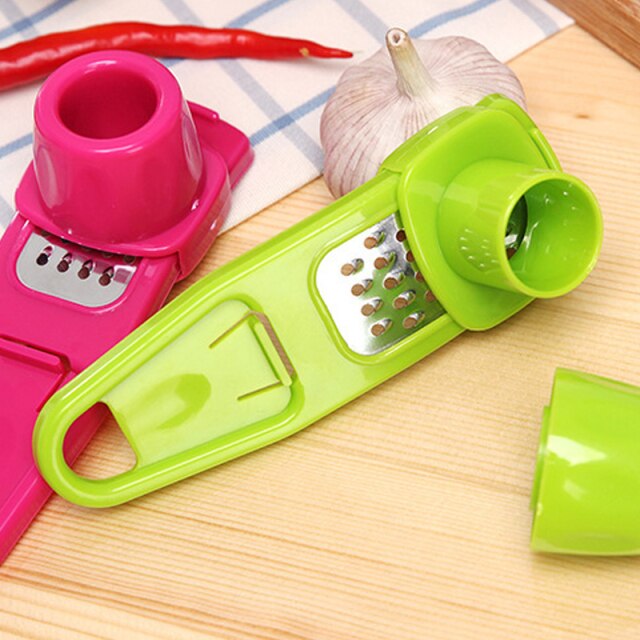 Ajo rallador francés ajo rallador Multi-funcional de ajo de jengibre de rallador de cepillo cortadora Mini herramienta cortadora de cocina s: type2