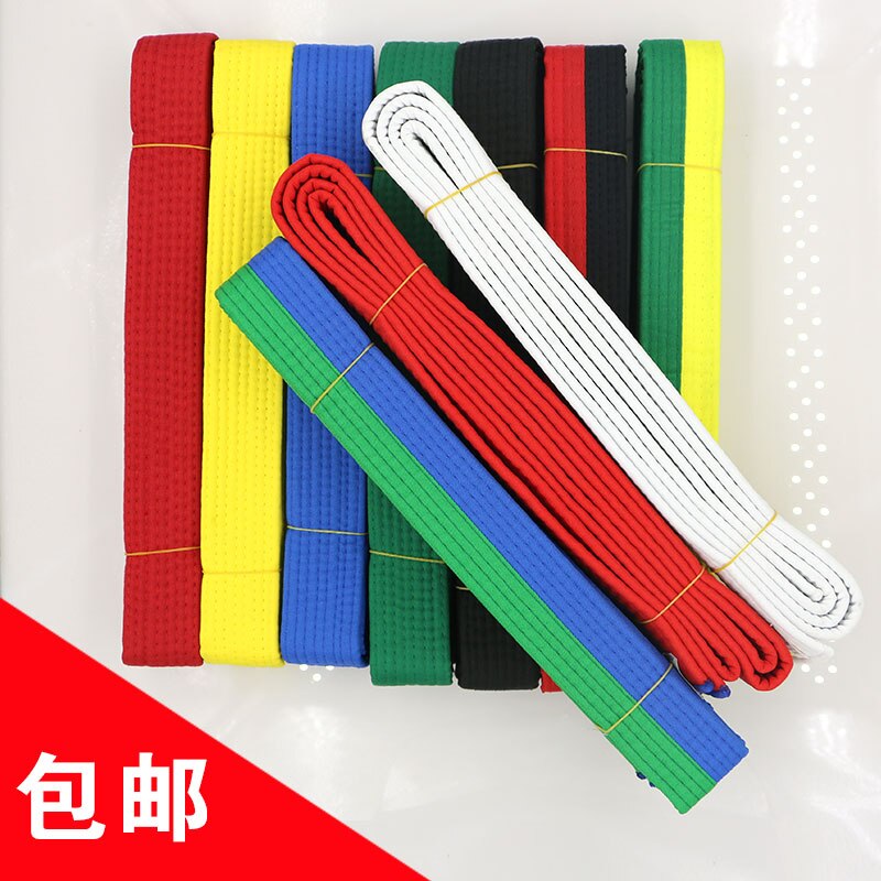 2017new Taekwondo cinturón negro WTF ITF 3m cinturón bordado nombre kárate yudo uniforme de alto nivel de algodón puro