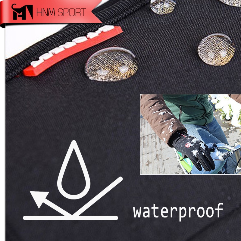 Winter Sport Windstopper Ski Handschoenen Warm Rijden Motorhandschoenen Outdoor Volledige Vinger Winddicht Handschoenen Luva Unisex