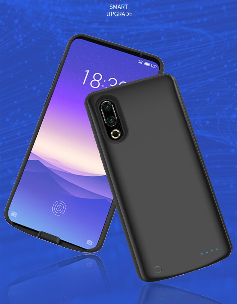 For Meizu 16S 5000mAh Battery Charger Case For Meizu 16s Silm shockproof Portable Travel Charging Power Bank case