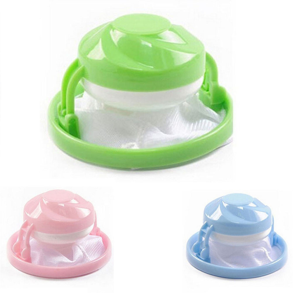 Washing Machine Lint Filter Bag Laundry Mesh Hair Catcher Household Reusable Floating Ball Pouch Washing Cleaning Tools 524