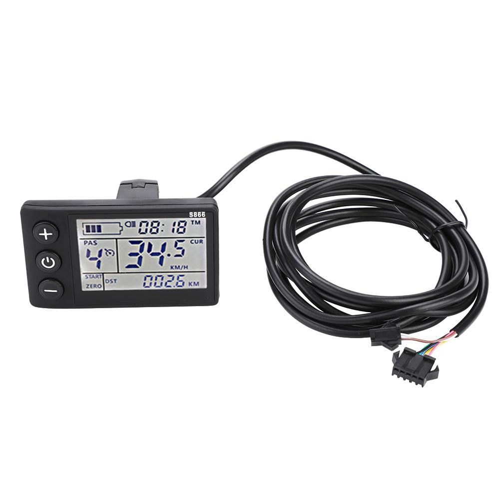24V/36V/48V Elektrische Fiets Controller Met Lcd-scherm Voor Elektrische Fiets 250W/350W Borstelloze Controller E-Bike Accessoire