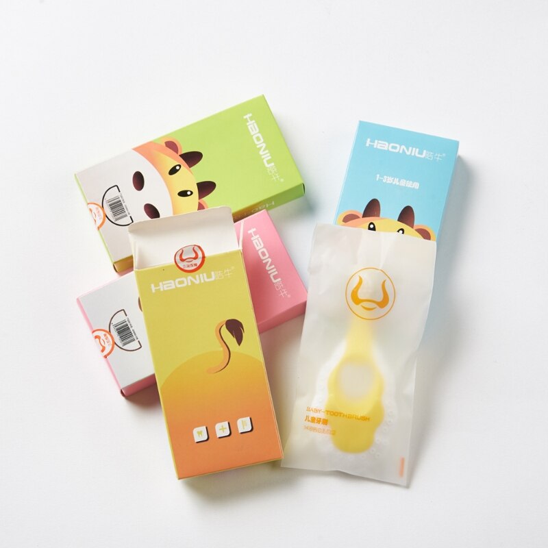 Brosse à dents souple à poignée antidérapante pour bébé, dessin animé pour tout-petits enfants -né, soins buccaux
