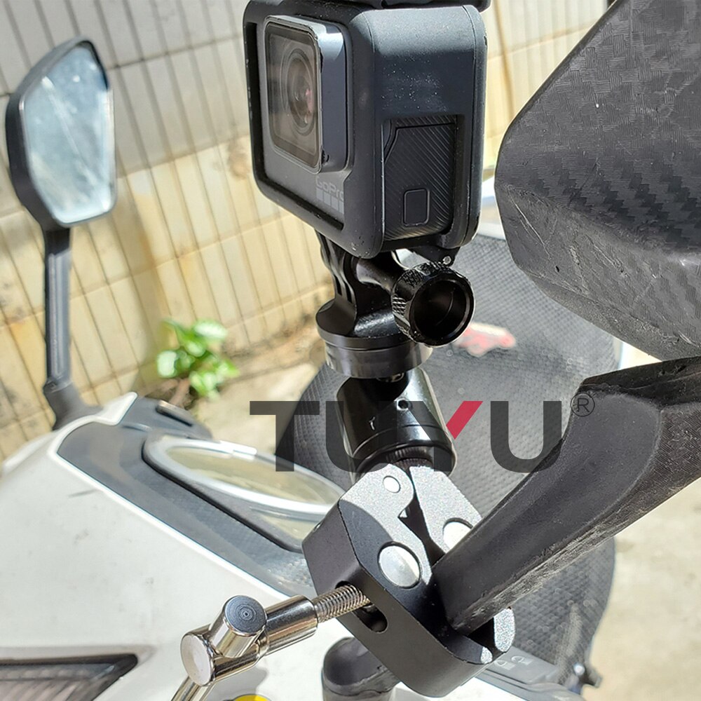 TUYU para cámara de insta 360, soporte para bicicleta, soporte para motocicleta, soporte para GoPro insta 360, soporte para marco esqueleto one X R