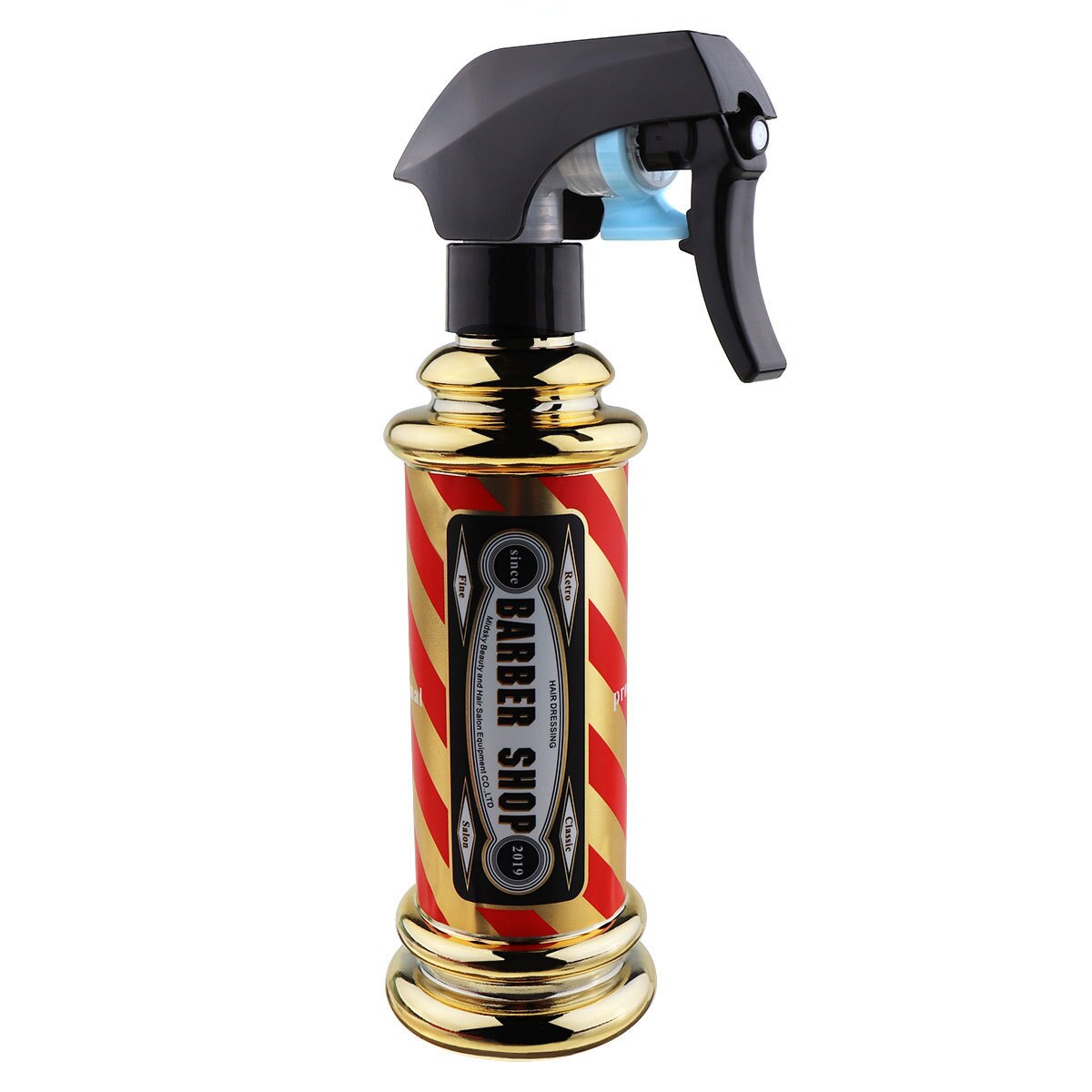 1 Uds. Pulverizador de Alcohol de 150ml, botella pulverizador de agua para barbería, botella de corte de pelo, estilo DIY, atomizador vacío para el hogar, herramientas de peluquería profesionales: Amarillo