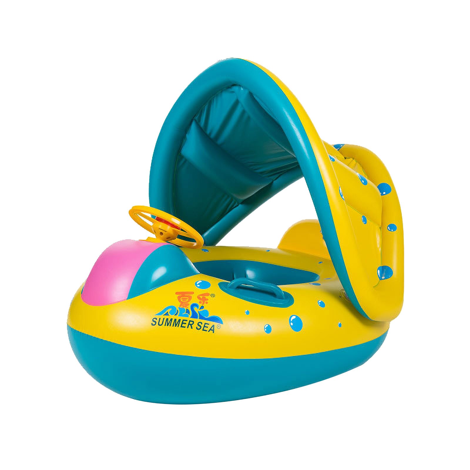 Baby Veiligheid Luifel Zwemmen Boot Zomer Kinderen Opblaasbare Zwemmen Seat Op Het Water Zwemmen Zwembad Accessoires Zwembad Drijft Speelgoed