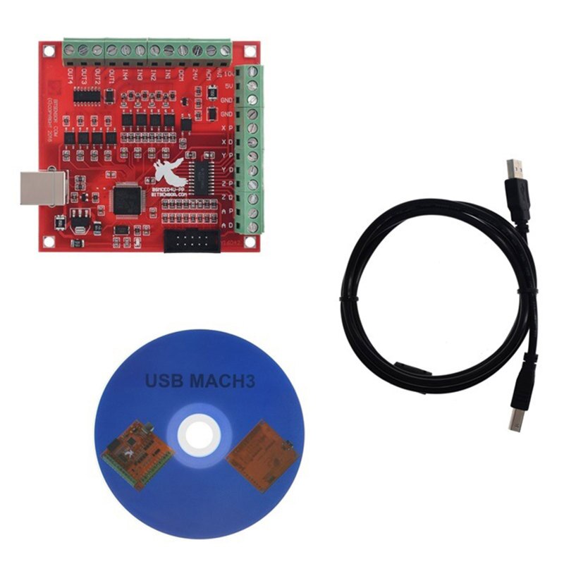Carte de dérivation CNC USB MACH3 100Khz 4 Axes Gestionnaire D'interface Contrôleur De Mouvement Carte Pilote de Moteur