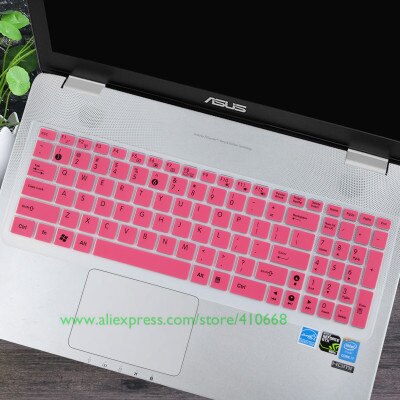 Laptop keyboard Cover Skin For Asus N76 N76V N76VB N76VJ N76VM N76VZ N750 A73 ZX70 GL702 K751 A751 FX71 Pro S V J L 17.3 inch: Pink