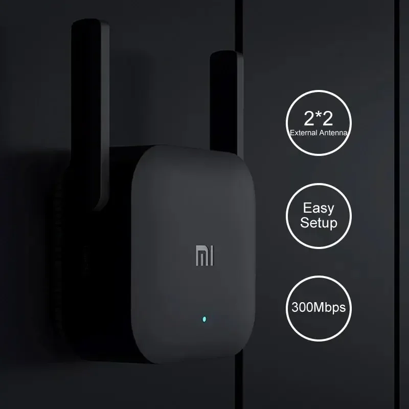Neuer original xiaomi wifi verstärker pro 300m 2,4g repeater netzwerk expander range extender roteader mi drahtloser wi-fi router