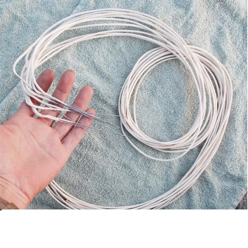 2 teile/los 39,37 zoll Lange Universal- Ersatz Baumwolle Draht Dochte Mit Metall Nadel Für Kerosin Öl Benzin Leichter Reparatur Spielereien