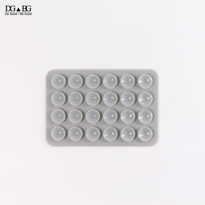 Silicon Rubber Sucker Cup Plastic Suction Cup Non Slip Mat Conveniently Mobile Phone Holder Backed 3M Glue Sucker Pad