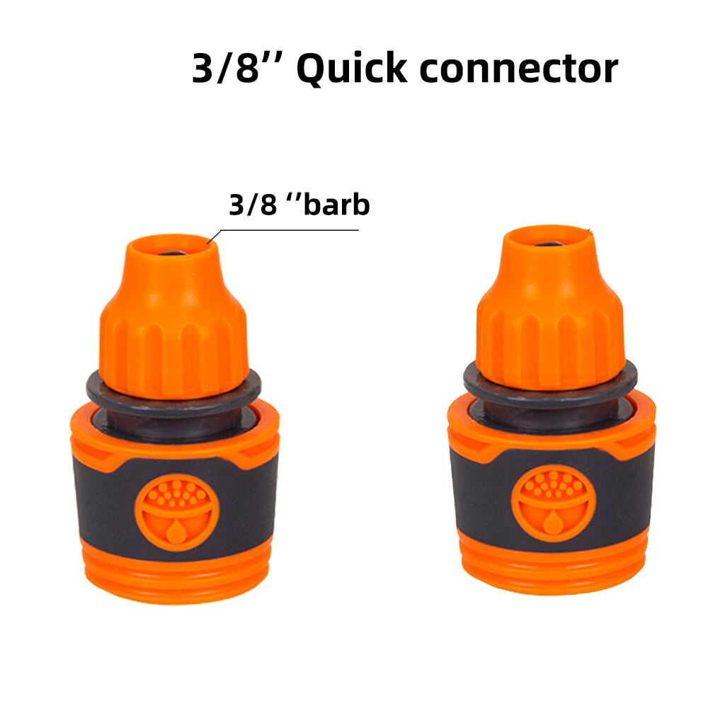 1/4" 3/8" 1/2" 3/4" Pipe Quick Coupling Faucet Standard Connector Garden Greenhouse Watering Irrigation Hose Connectors Adapter