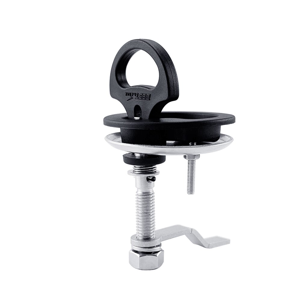 Marine Hardware Black Nylon Cam Latch Flush Mount Pull Hatch Deck Latch Turning Lift Handle With Back Plate Boat Accessories