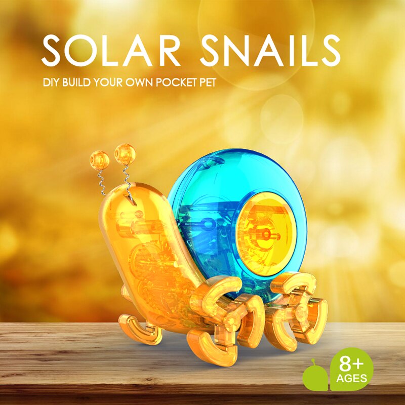 Solar Speelgoed Diermodel Plezier Speelgoed Solar Mini Creeper Slakken Robot Speelgoed Voor Kinderen Onderwijs Speelgoed Voor Jongens meisjes Kid
