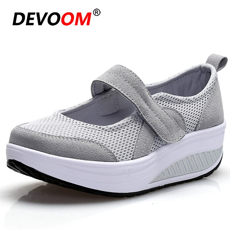 Swing Sneakers Jump Shoes Breathable Mesh Women Sport Shoes Sneakers Women Fitness Massaging Shoes Workout Shoes For women