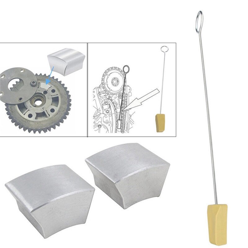 Voor ford 5.4l 4.6l nokkenas faser lock-out reparatieset distributieketting wig gereedschapset
