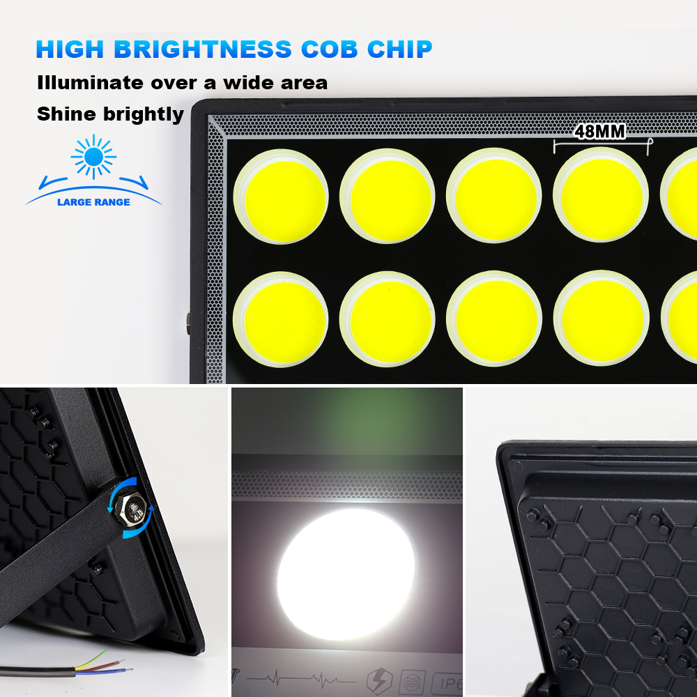 LED-schijnwerpers AC 220V 50W 100W 200W 300W 400W 500W Hoge Heldere Spotlight LED-straatlantaarn Waterdicht IP66 Voor Buitentuin