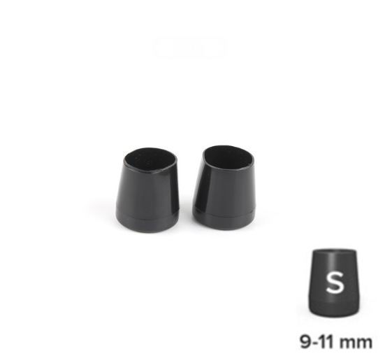 1 paire haut talon protecteur chaussures haut talon aiguille protecteurs talon conseils remplacement: Black-S