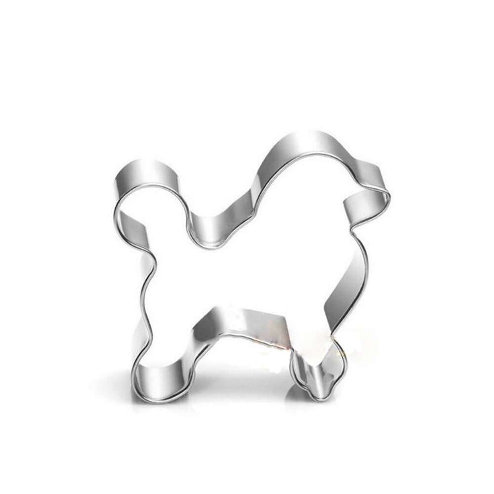 1pc dyr kæledyrshund knoglepoteformet fondant småkage udskærer stempel rustfrit stål bageform fondant kage dekorationsværktøj