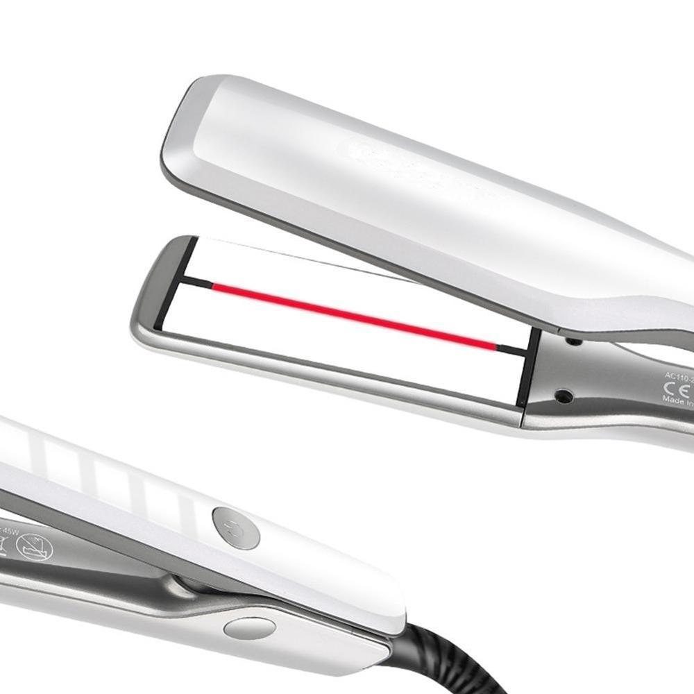 Hair Straighteners Ceramic Infrared Ultrasonic with Not Hurt Hair LCD Hair Straightener Plywood Adjustable Temperature