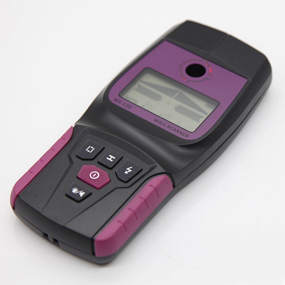 Ws -120 3 in 1 metalldetektor hitta väggskanner detektor metall trä kabel tråd stud hitta scanner led pip gr  ws120