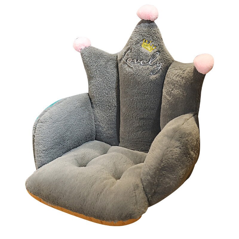 Cojín de felpa con forma de pata de gato para bebé y niño, cojín para silla de comedor, esterilla de sofá para el hogar, suelo interior, de decoración de invierno