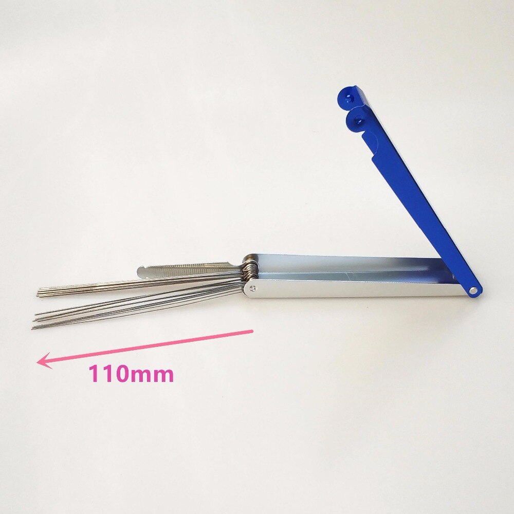 Fakkel Tip Cleaner Gas Lassen Solderen Snijbrander Tip Cleaner 14Pcs Set Gitaar Moer Naald Bestanden Nozzle Jet Boor maat 77-49