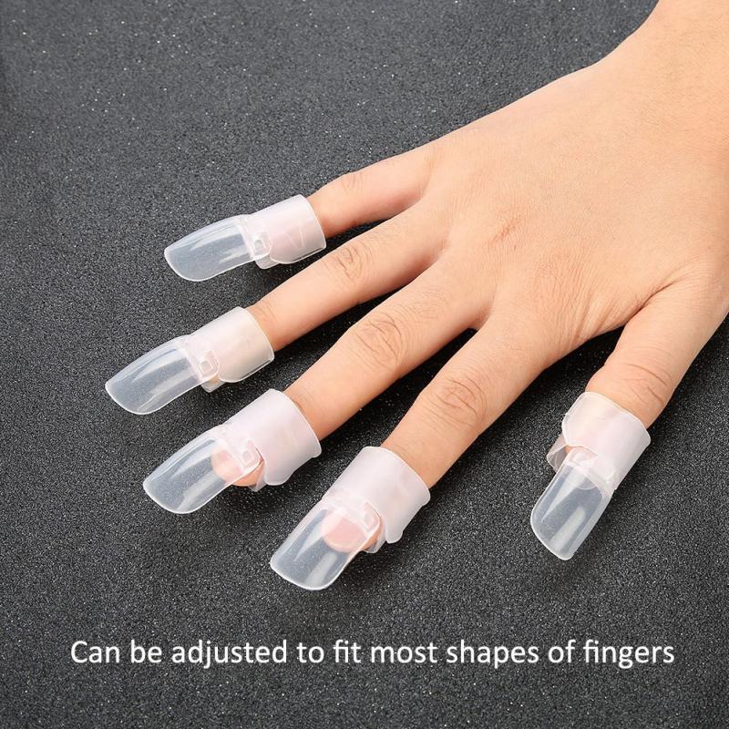 10 Pcs Nail Art Remover Gel Polish Soakers UV Nagellak Wrap Tool Herbruikbare Nagels Losweken Clip Manicure Pedicure gereedschap