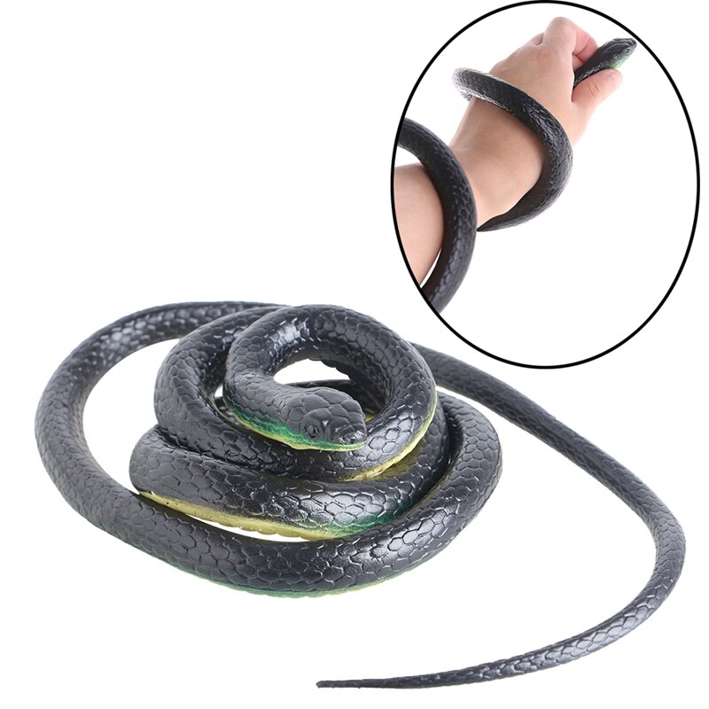 1Pc 130Cm Echte Rubber Speelgoed Nep Slang Magie Speelgoed