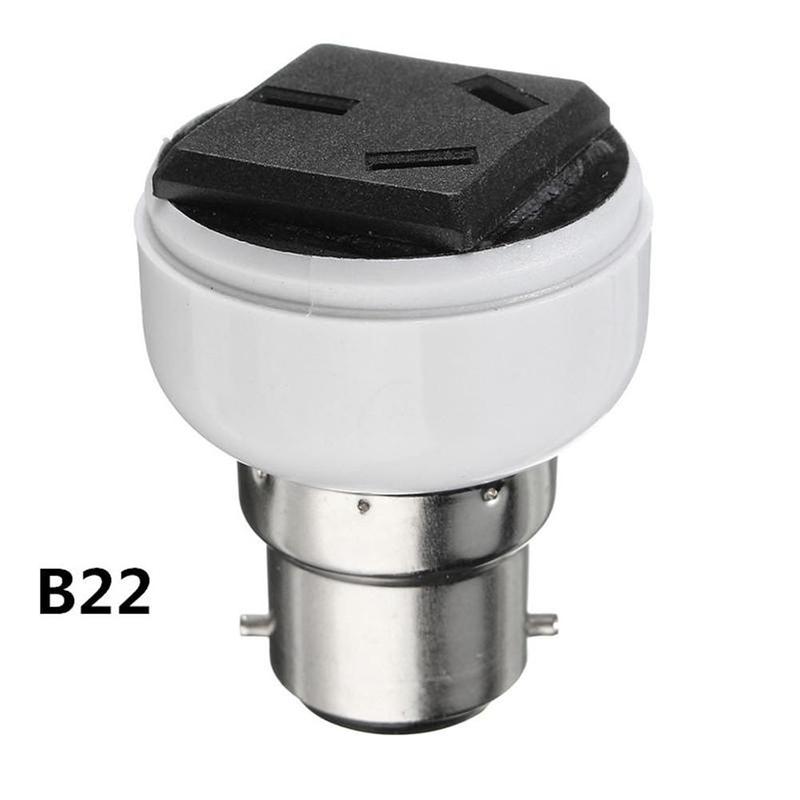 E27/b22 eua/reino unido plug parafuso lâmpada soquete lâmpadas suportes fêmea soquetes adaptador de conversão de alimentação para eua ue plug: B22 -UK