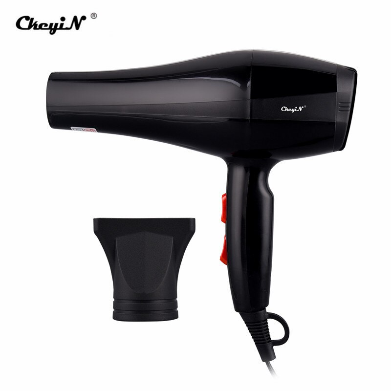 Ionic Hair Dryer Diffuser Salon Electric Blow Dryer Fast Heating Drying for Kids Family with Concentrator Nozzles: Default Title