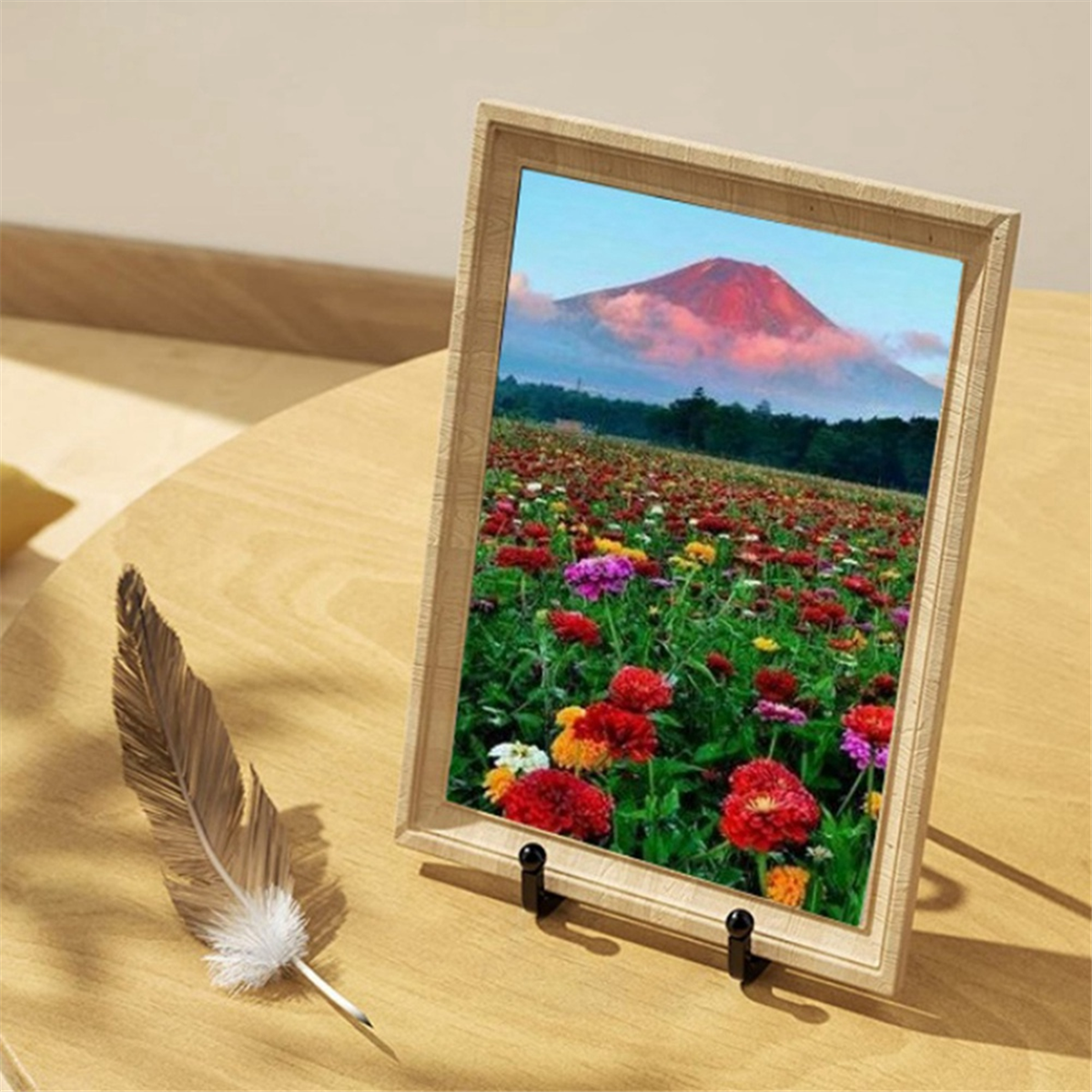 Placa Stands para Exibição, Metal Frame Holder, Stand Picture, Livro Decorativo, Photo Easel, 3"