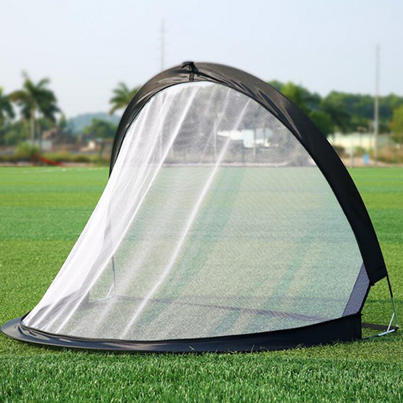 1 piece football football goal net folding training goal net tent children's indoor outdoor play toy, green