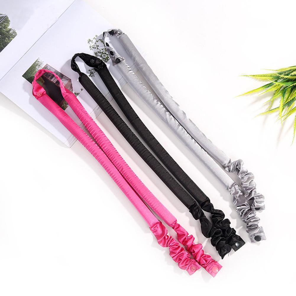 Bandeau en soie sans chaleur pour cheveux, boucles de nuit, vague magique