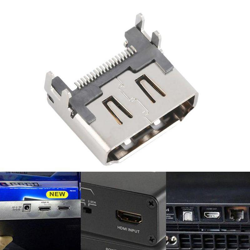 Udskiftning  ps4 hdmi port display socket jack stik til playstation  ps4 stik slim jack port konsol  p0 f 7