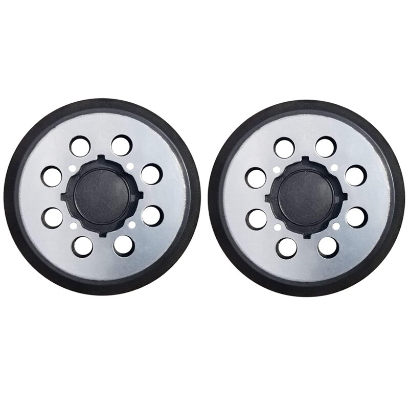 TOP 5 Inch Hook-&amp;-Loop Sander Pad with Metal Backing for DeWalt Ran Track Sander - Compatible with Models DWE6421,2Pack