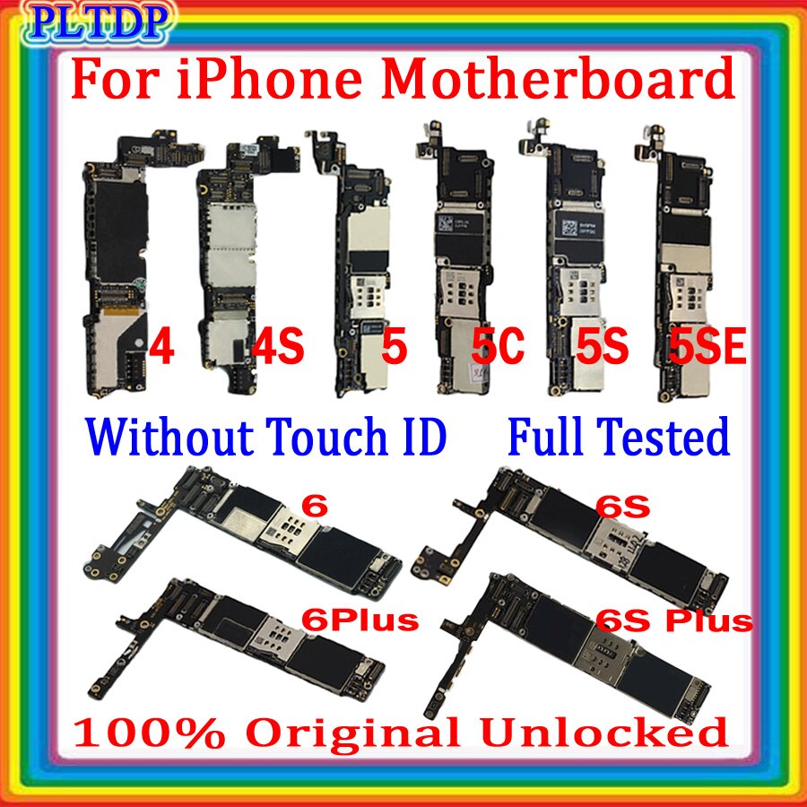 16gb/32gb/64gb Für iphone 4 4S 5 5C 5S 5SE 6 6s 6Plus 6s plus Motherboard Mit Voller Chips,100% Original entsperrt Logic board