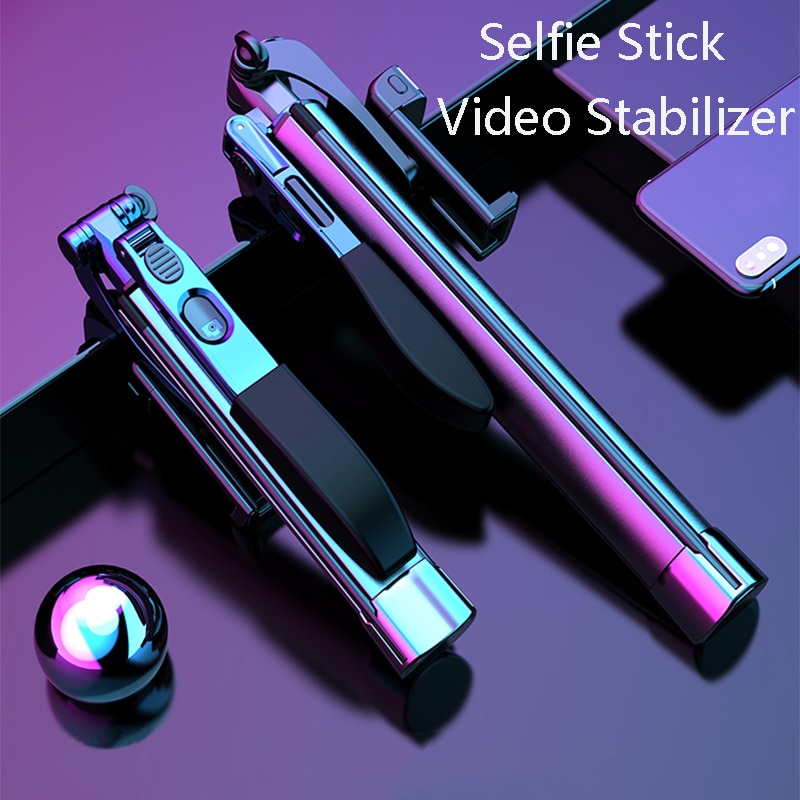 3 In 1 Draadloze Selfie Stok Statief Bluetooth Uitschuifbare Monopod Met Selfie Licht Voor Iphone X 8 7 6 S xiaomi/Huawei Smart Telefoon