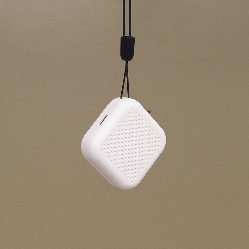 Draagbare Luchtreiniger Ketting Mini Wearable Luchtverfrisser Persoonlijke Opknoping Ionisator Negatieve Ionen Voor PM2.5 Formaldehyde Rook: white