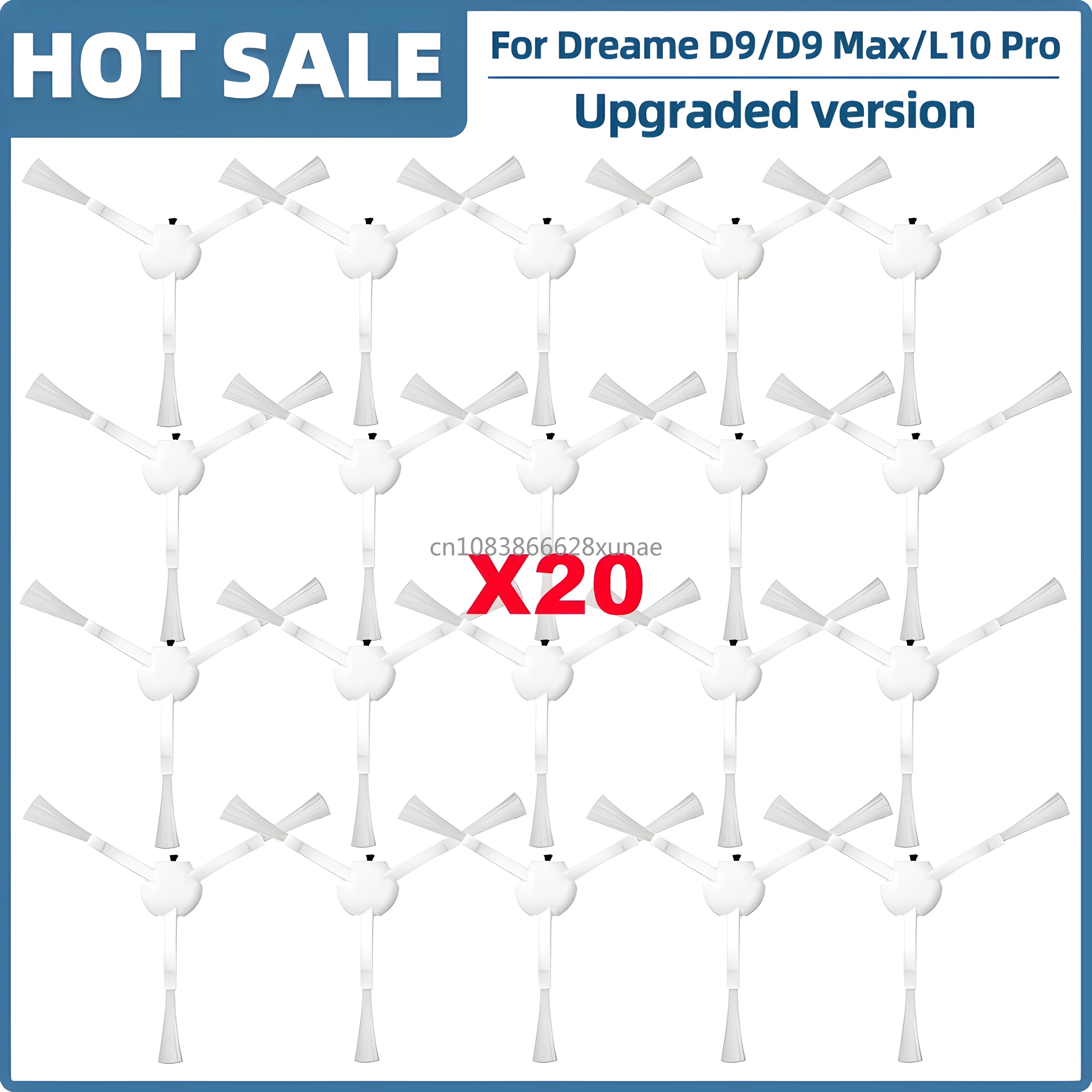 Ajuste para Dreame D9 / D9 Max / L10 Pro / Trouver LDS Finder piezas de vacío rodillo Cepillo Lateral filtro Hepa paño de mopa tanque de agua