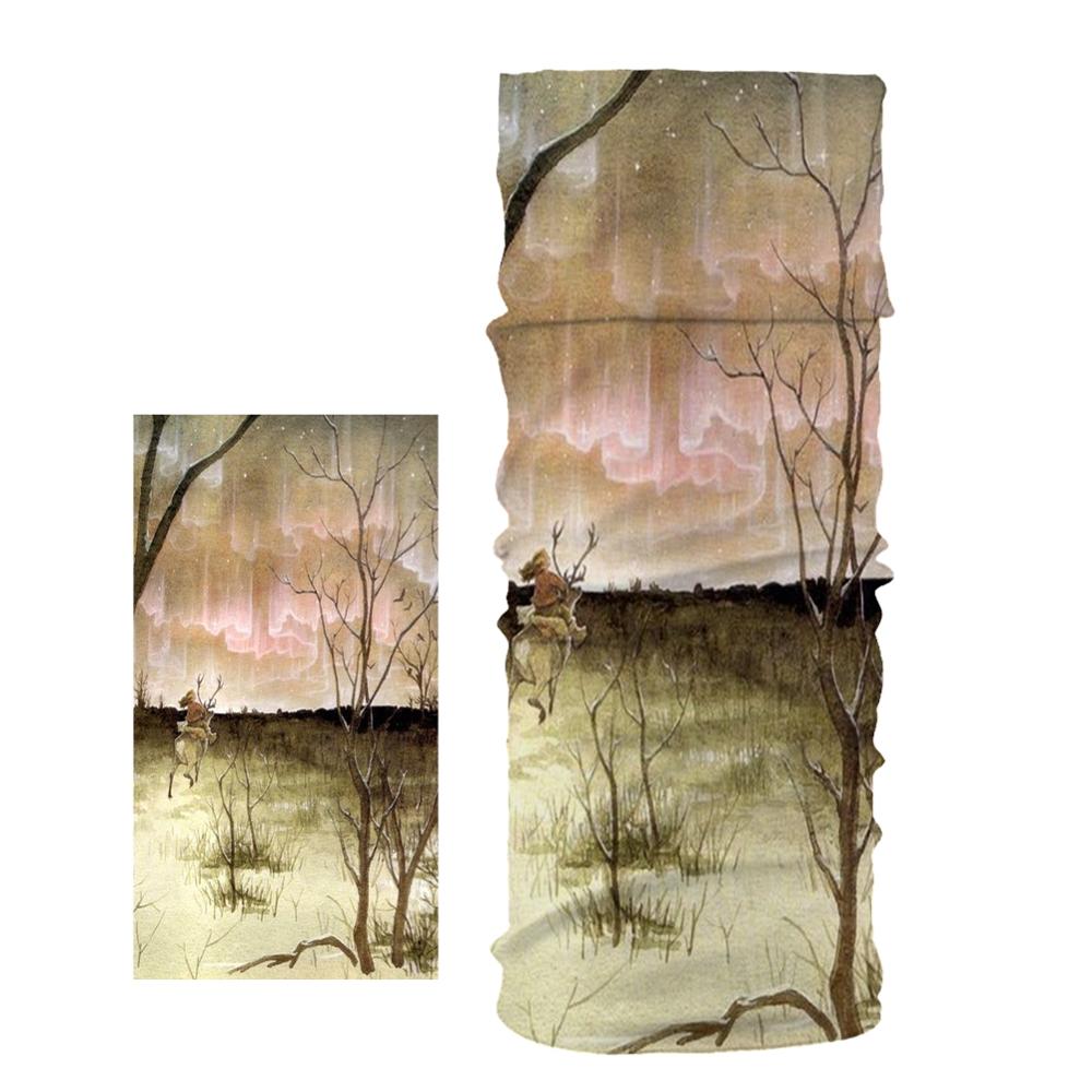 Natuurlijk kersenboompatroon hoofd/gezicht/masker nek bandana sjaal dual-use magische buis hoofddoek wielersport hoofddeksel tulband: H