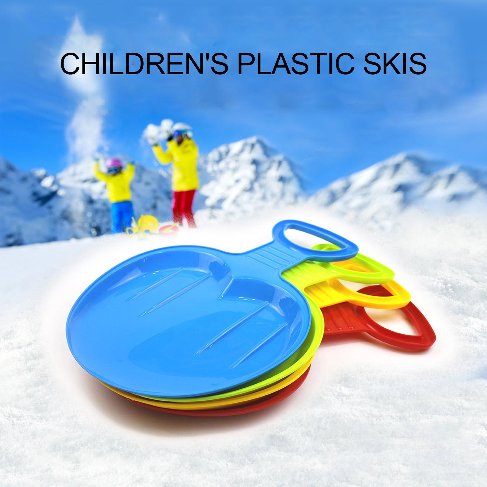 freundlicher Ich bin Freien Winter Park Rasen Schnee Kunststoff Skifahrer Gras Ski Sicher Schnee Schlitten Schlitten Rodel Sport Ski-Gremium Für freundlicher spielzeug