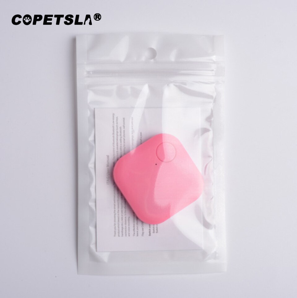 Copetsla 1 sztuk Pet inteligentny lokalizator Bluetooth pies GPS kamera lokalizator pies przenośny Alarm Tracker dla brelok etui wisiorek: Pink B with battery