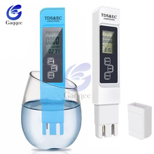 Tds ec meter temperatur tester pen 3 in1 funktion ledningsevne vand måleværktøj tds & ec tester 0-9990 ppm 15%